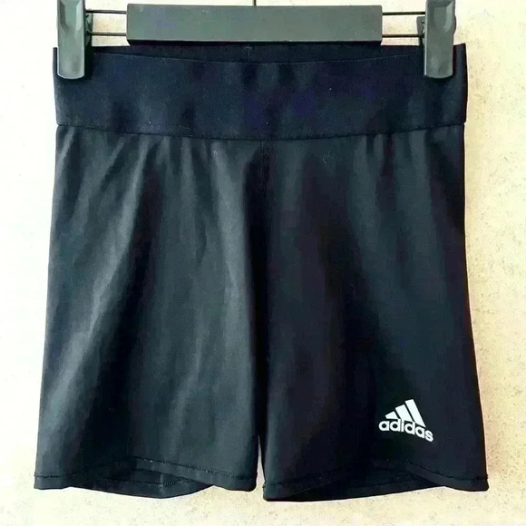 ADIDAS‎ TECHFIT WOMENS BLACK COMPRESSION ATHLETIC SHORTS SIZE S - Picture 1 of 5